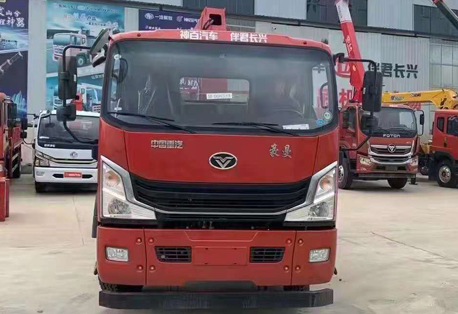 重汽豪曼藍(lán)牌5噸隨車(chē)吊多少錢(qián)